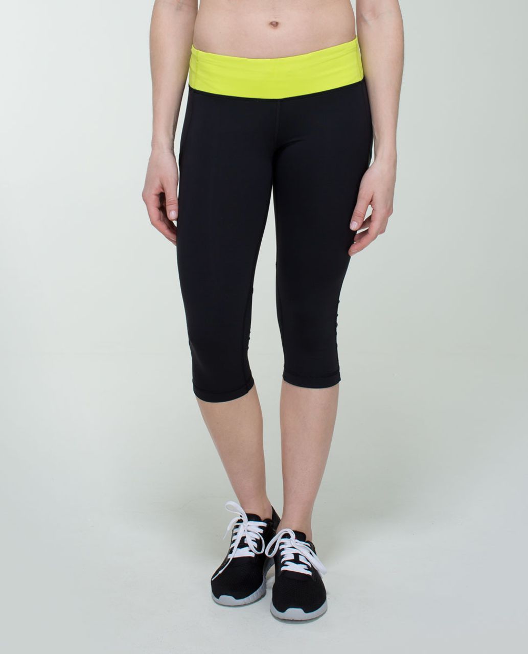 Lululemon Cut The Crop - Black / Antidote - lulu fanatics