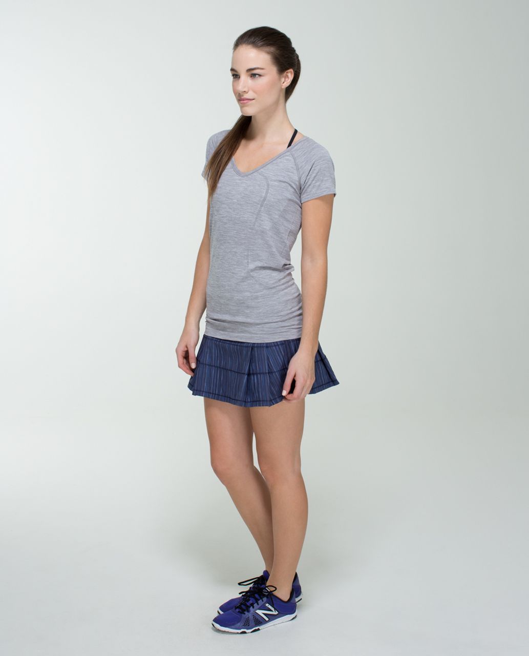 Lululemon Pace Rival Skirt (Regular) *2-way Stretch - Wee Are From Space Cadet Blue / Cadet Blue
