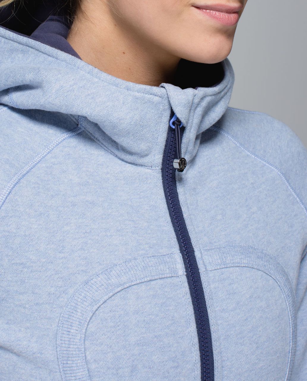 Lululemon Scuba Hoodie II - Heathered Lullaby / Cadet Blue