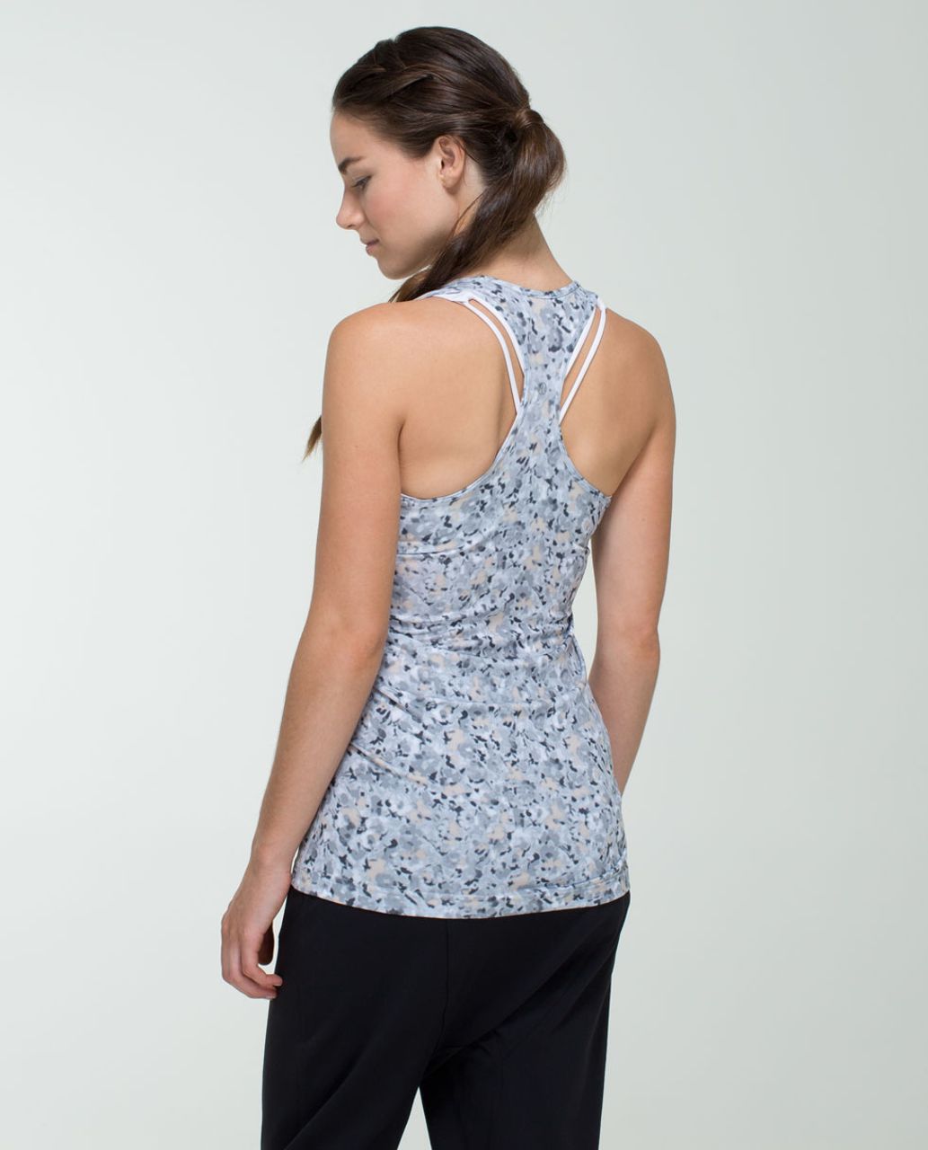 Lululemon Cool Racerback - Not So Petite Fleur Silver Spoon