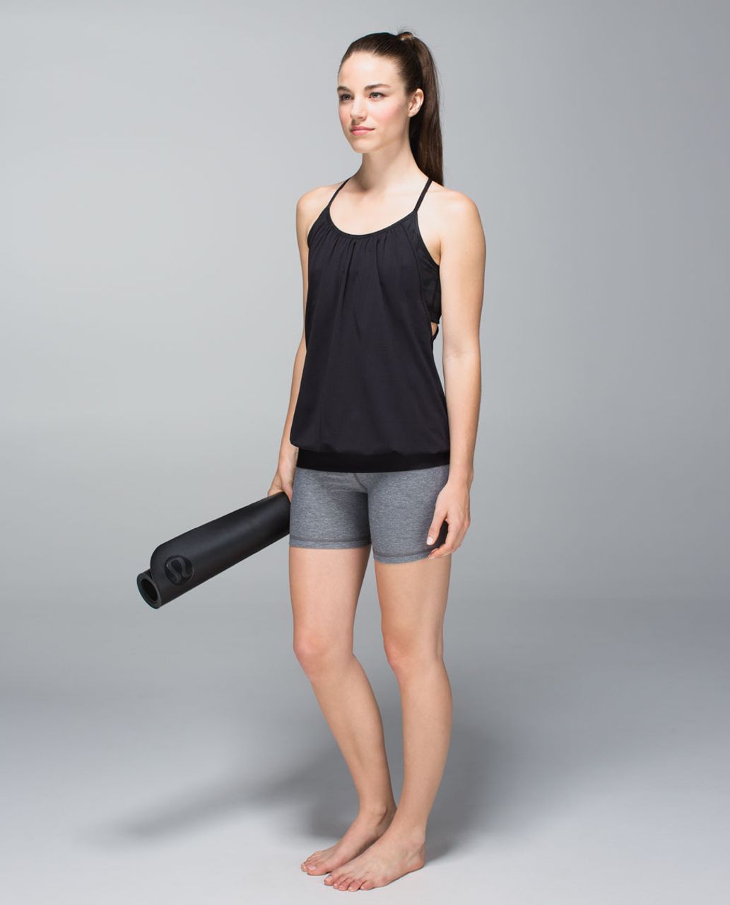 Lululemon No Limits Tank - Black / Savasana Camo 20cm New Black