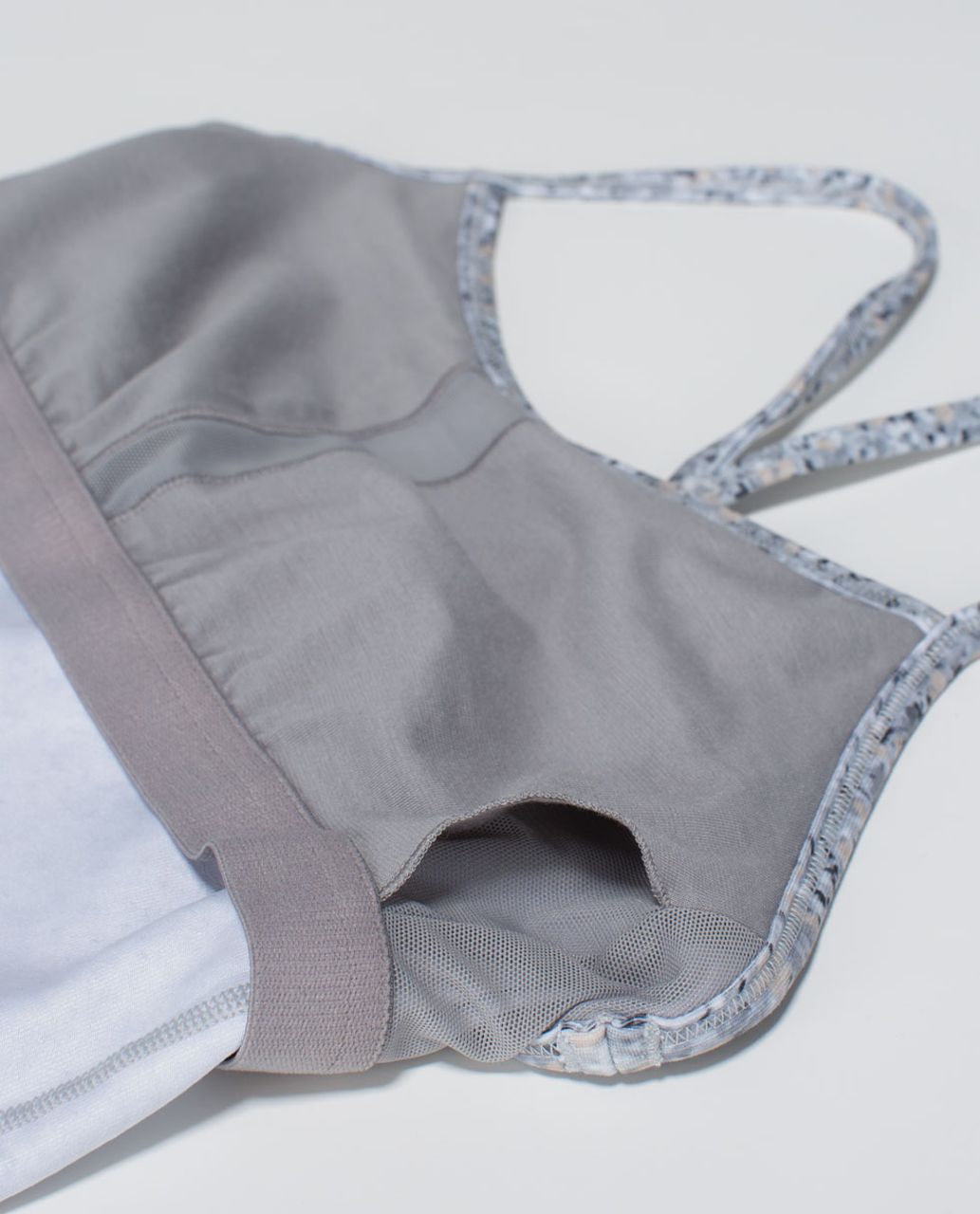 Lululemon Power Y Tank *Luon - Petite Fleur Silver Spoon