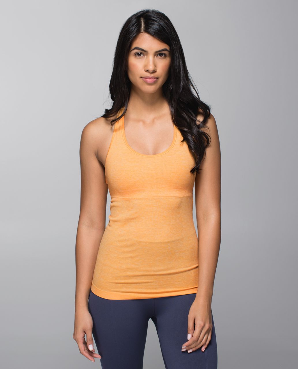 Lululemon Ebb & Flow Racerback Tank - Heathered Creamsicle Pop