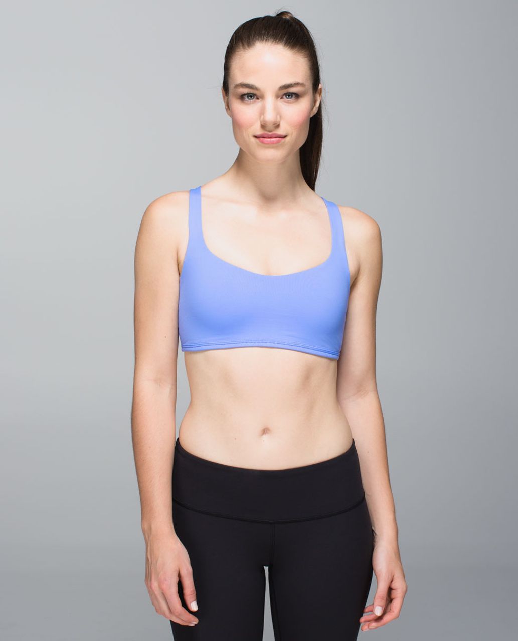 Lululemon Free To Be Bra - Lullaby / Tonka Stripe Lullaby Cadet Blue