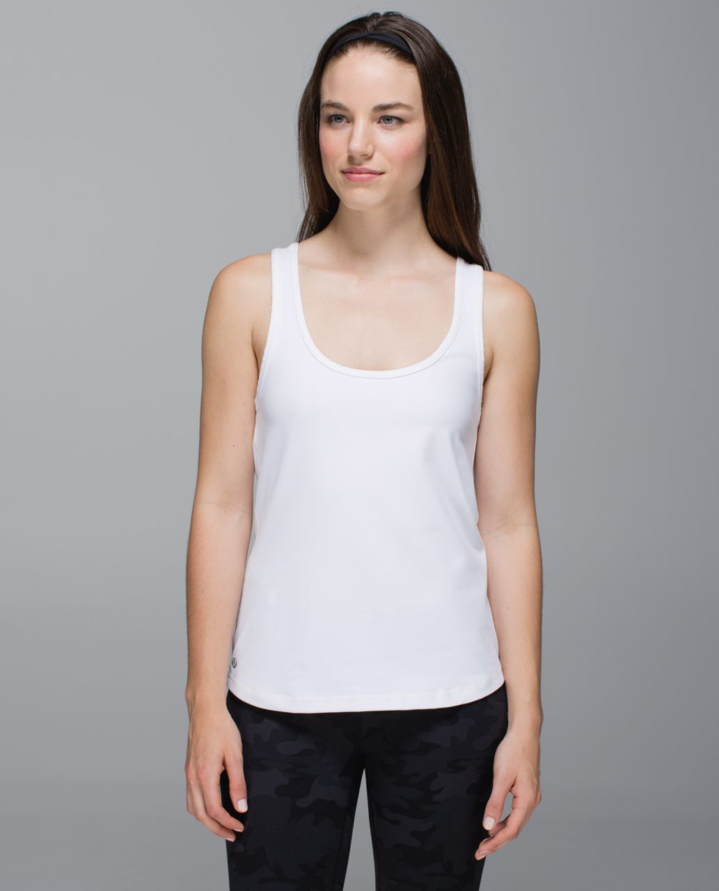 Lululemon Front Racerback - White - lulu fanatics