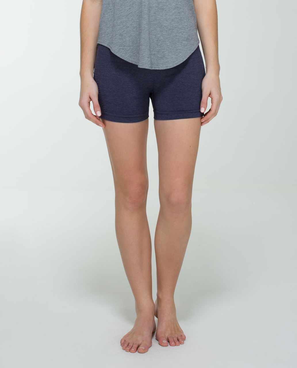 Lululemon In The Flow Short II - Heathered Cadet Blue