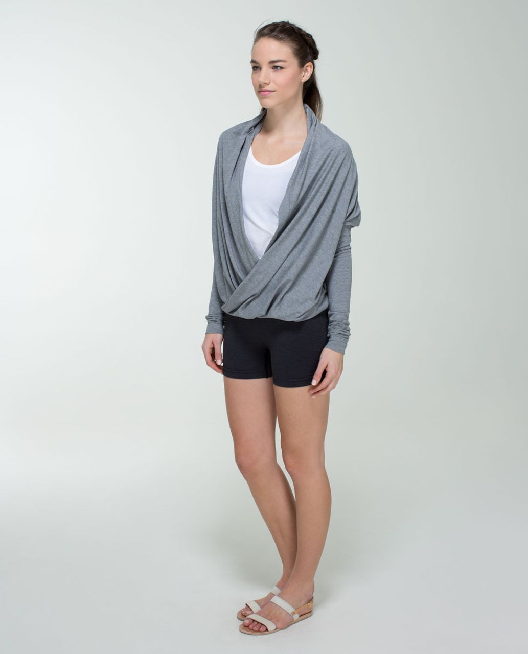 Lululemon In The Flow Short II - Heathered Black