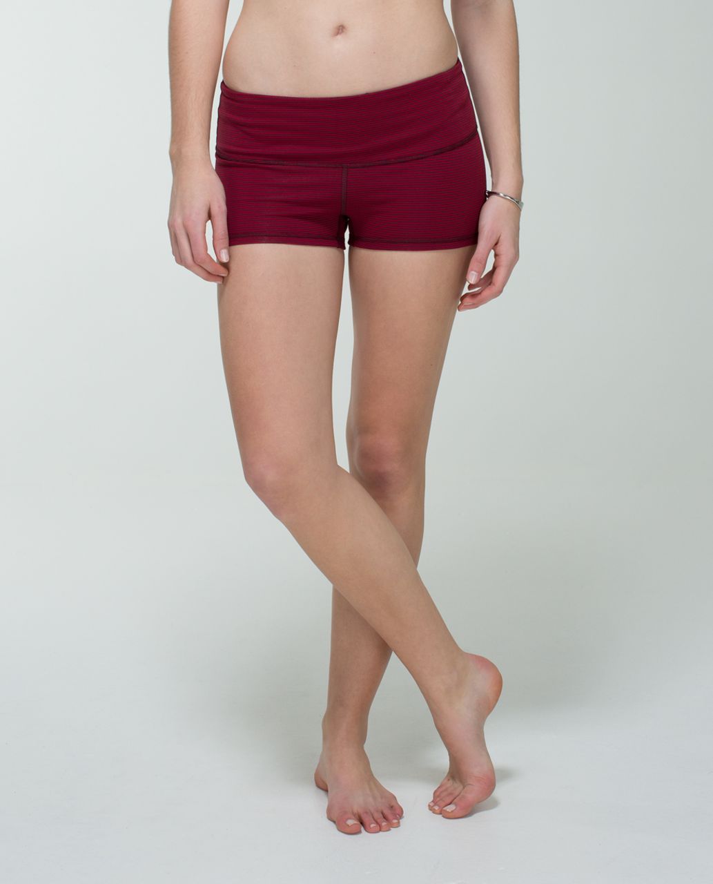 Lululemon Boogie Short - Tonka Stripe Bordeaux Drama Deepest Cranberry / Bordeaux Drama