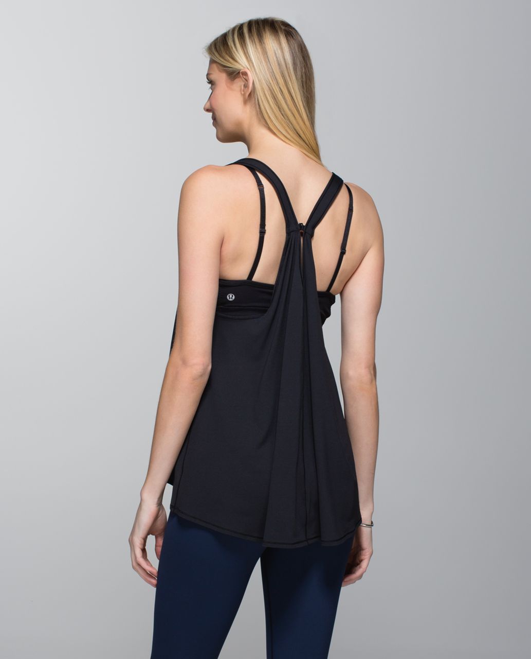 LULULEMON Seawheeze Lightened Up Singlet Tank in Which Way Sway Black –  Sarah's Closet