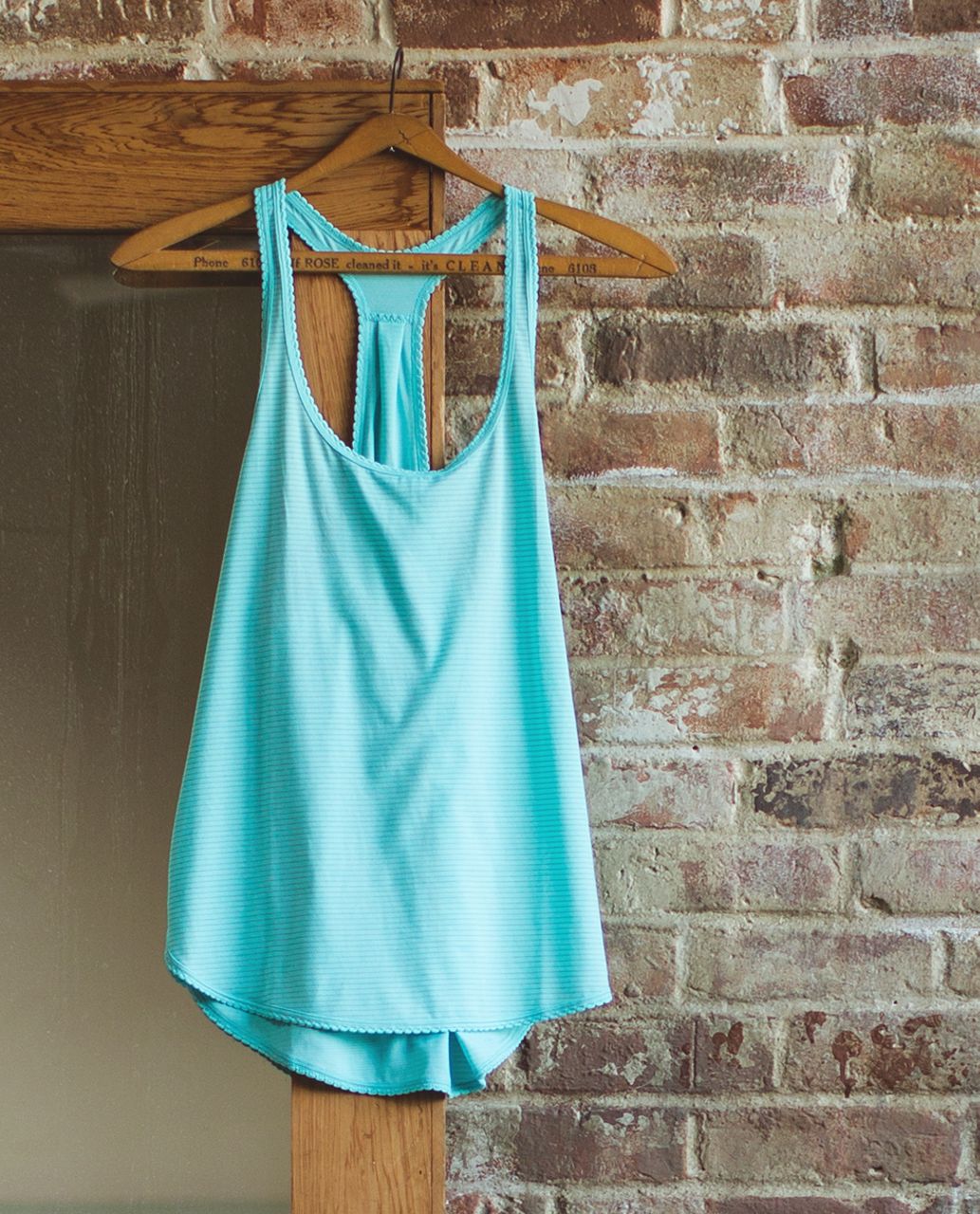 Lululemon 105 F Singlet *Silver - Heathered Angel Blue