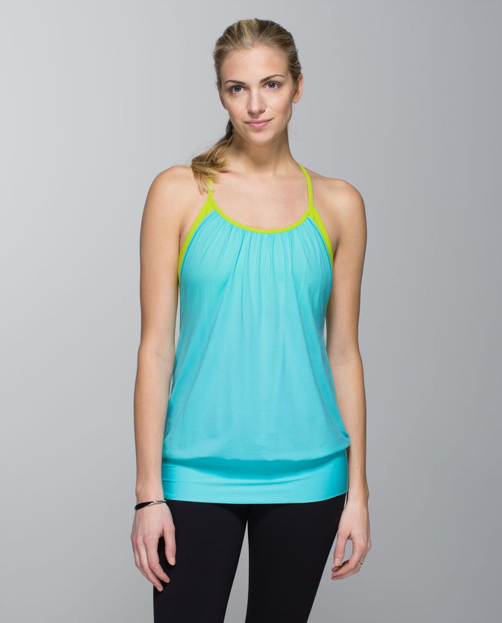 Lululemon No Limits Tank - Angel Blue / Antidote