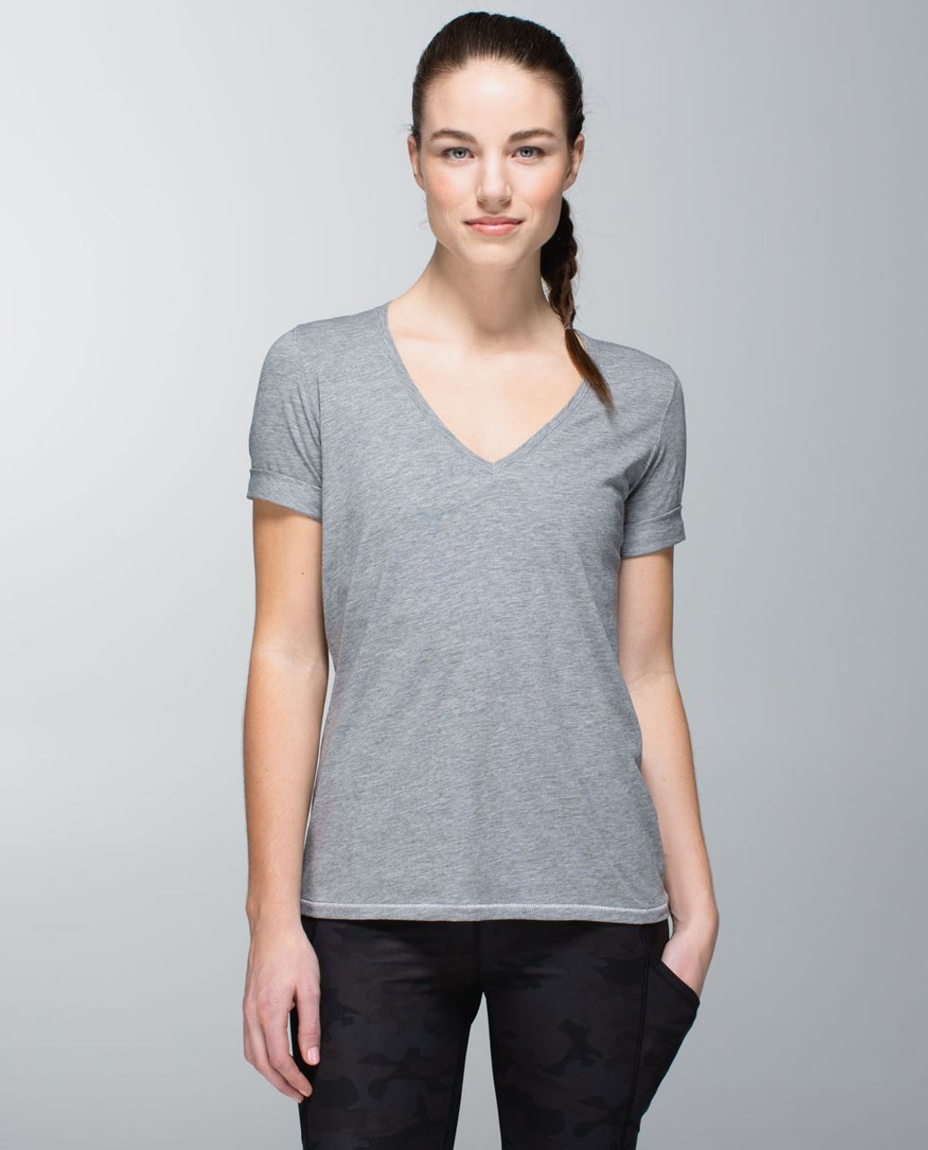 Lululemon Go Go V - Heathered Medium Grey