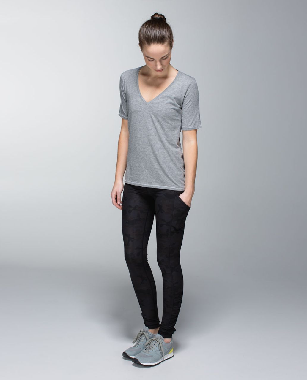 Lululemon Go Go V - Heathered Medium Grey