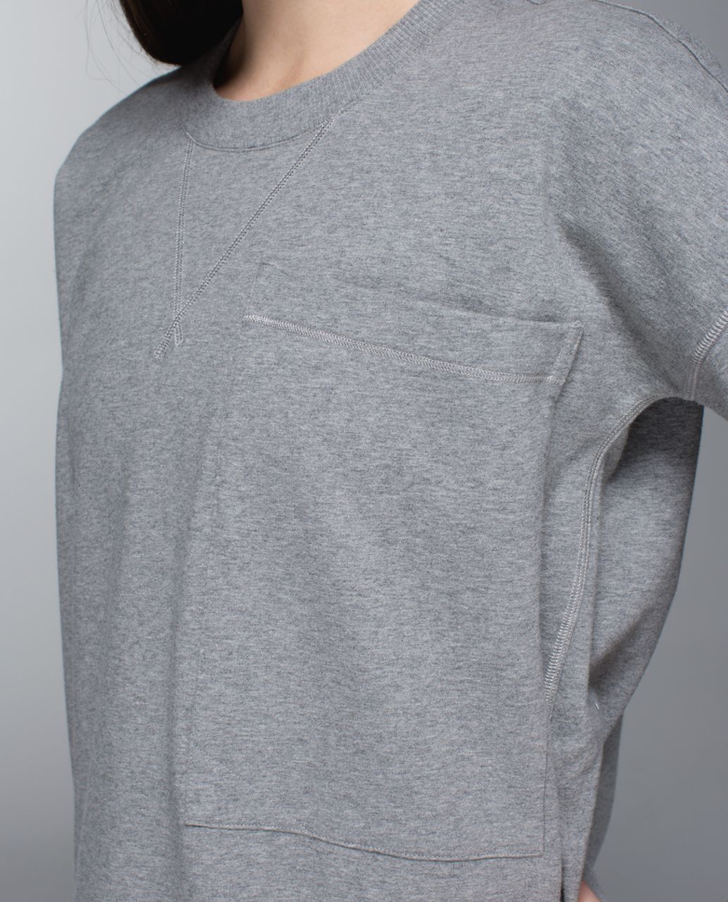 Lululemon Mudra Sweatshirt - Heathered Medium Grey