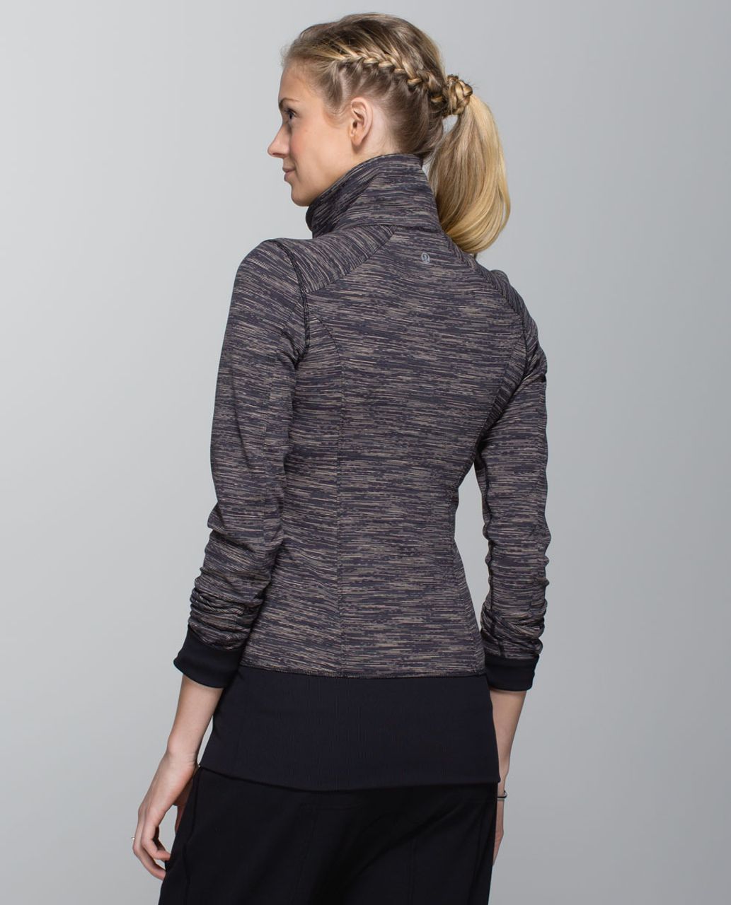 Lululemon Nice Asana Jacket - Wee Are From Space Black Cashew / Black