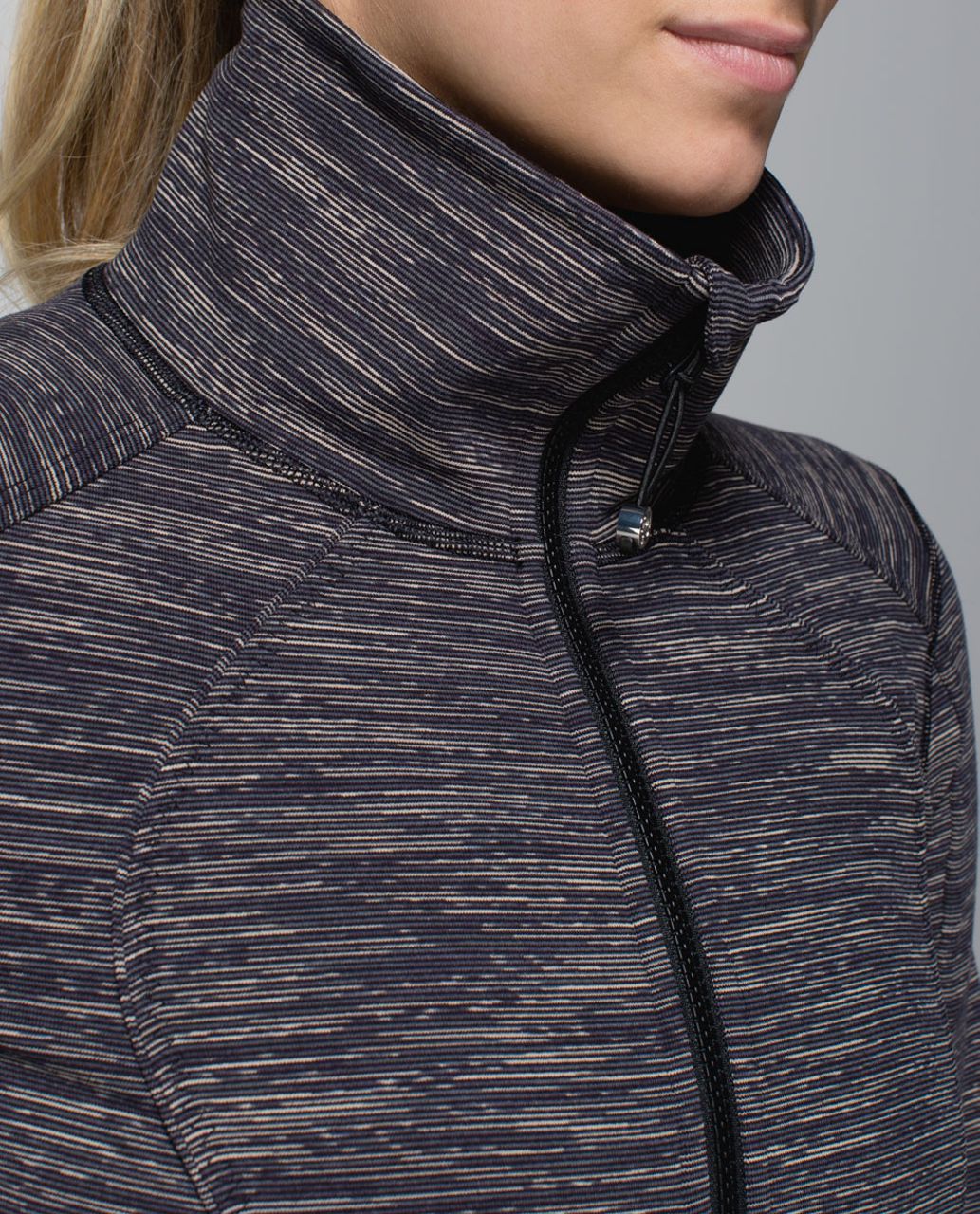 Lululemon Nice Asana Jacket - Wee Are From Space Black Cashew / Black