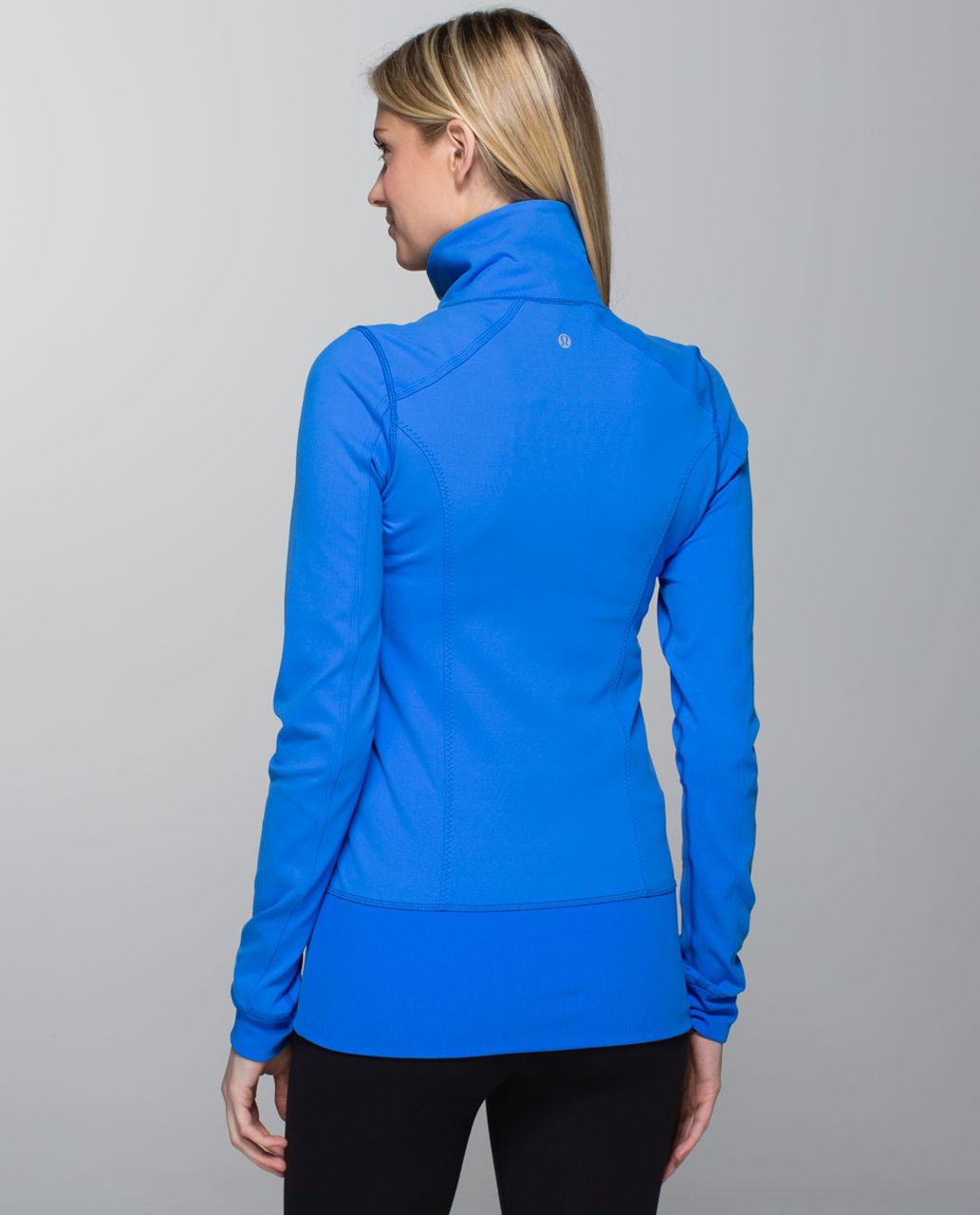 Lululemon Nice Asana Jacket - Pipe Dream Blue - lulu fanatics