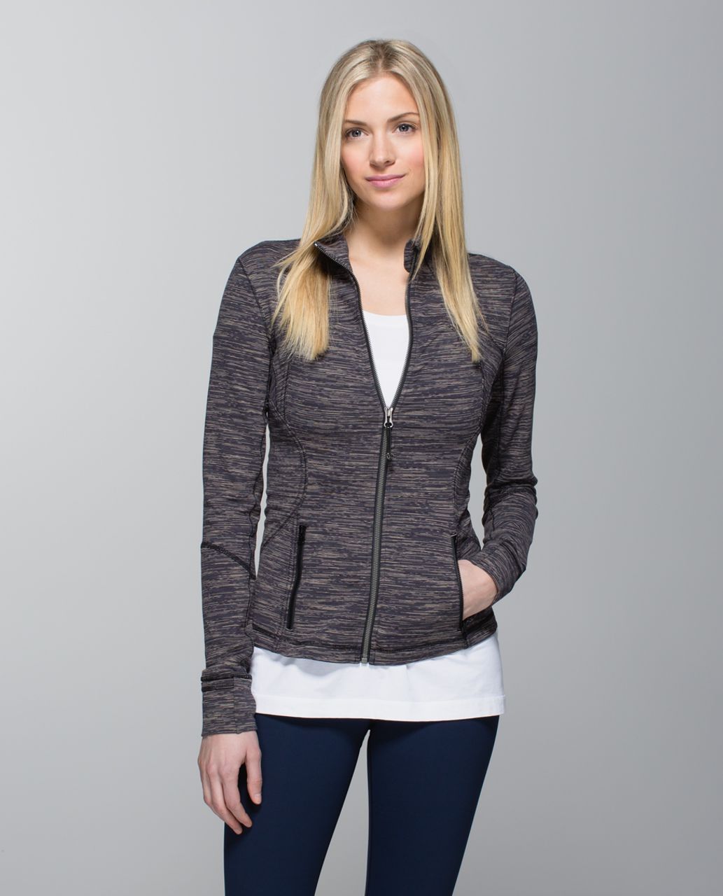 Lululemon Forme Jacket *Cuffins - Wee Are From Space Black Cashew
