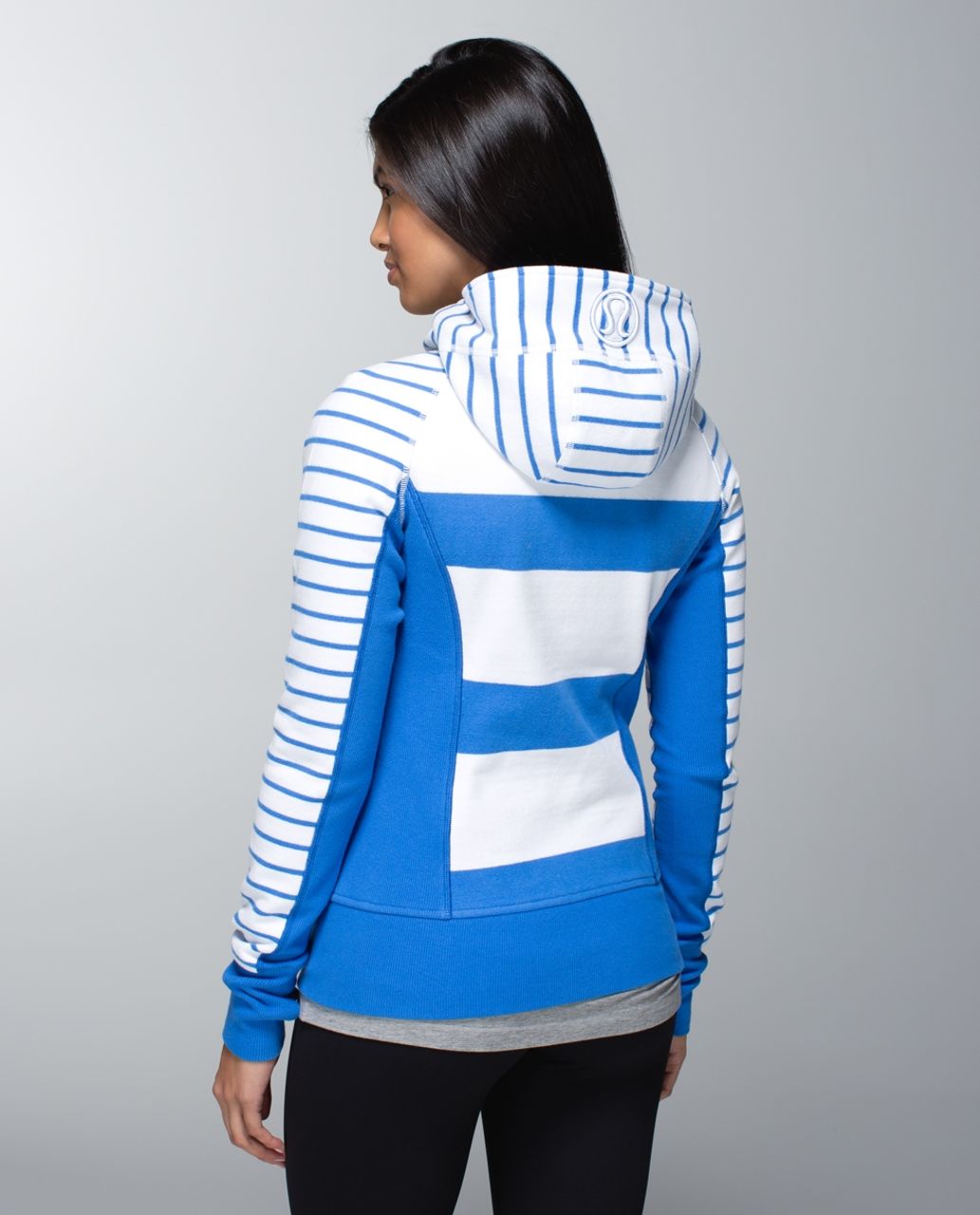 Lululemon Scuba Hoodie II - Stroll Stripe Pipe Dream Blue White / Deauville Stripe Pipe Dream Blue White / Pigment Blue