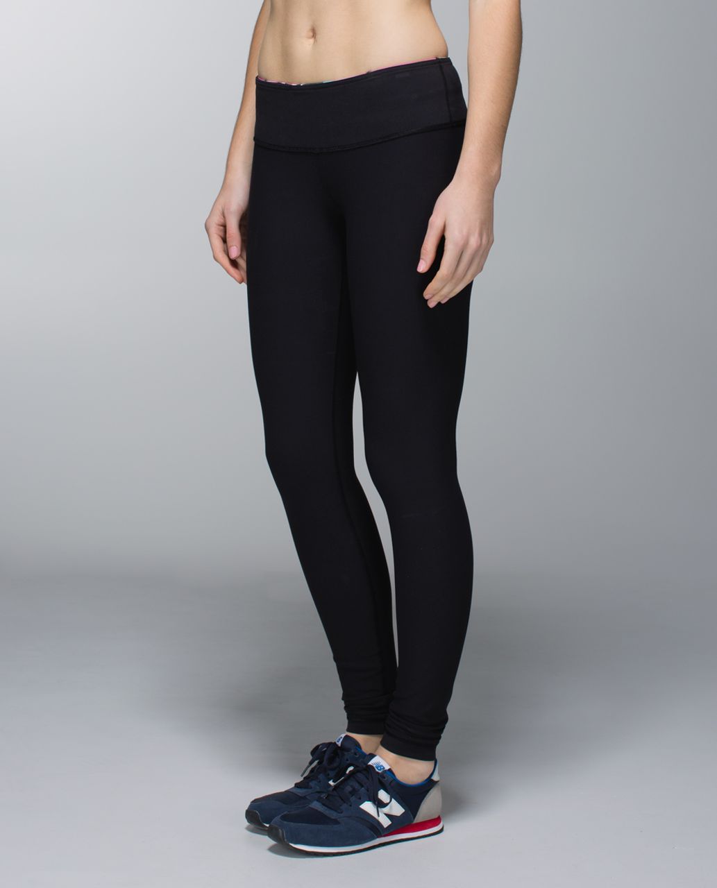 Lululemon Wunder Under Pant *Full-On Luon - Black / Quilt Spring 14-20