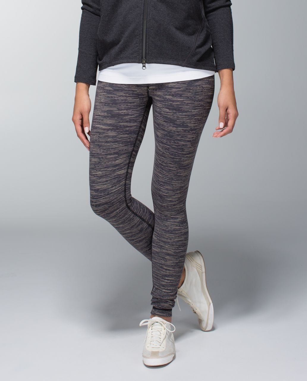 Lululemon Wunder Under Pant - Wee Are From Space Black Cashew / Black