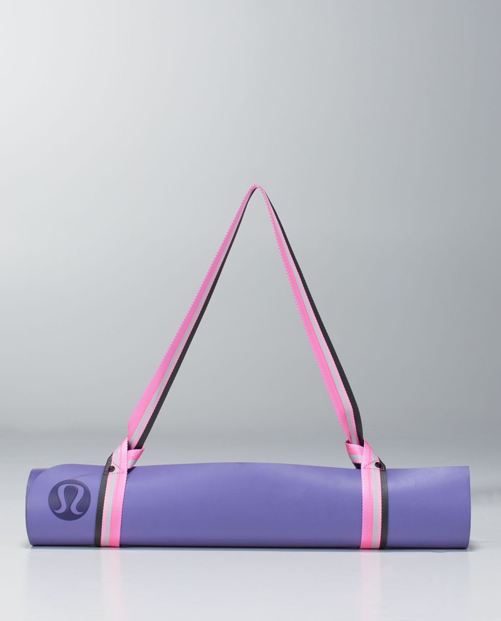 LULULEMON ATHLETICA Spell Out Logo Yoga Mat Carrying Strap Pink