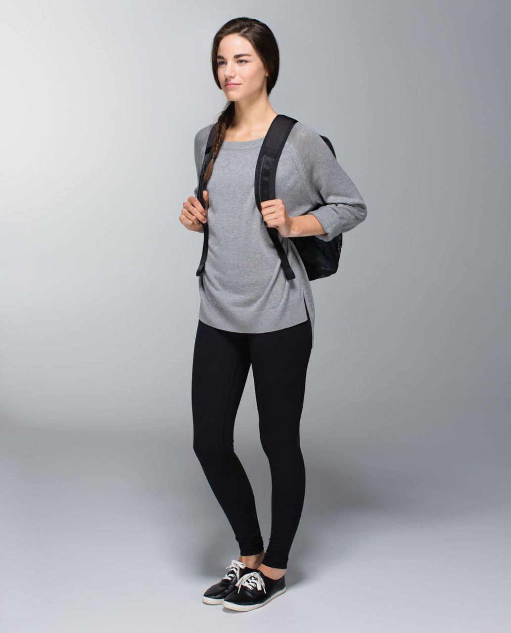 Lululemon Post Savasana Pullover - Heathered Medium Grey