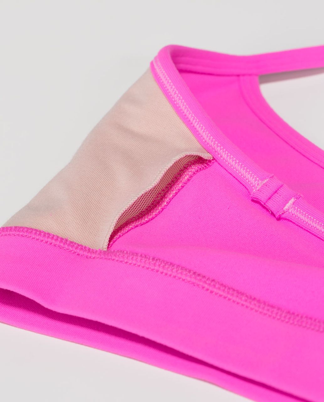 Lululemon Flow Y Bra IV - Pow Pink Light / Soot