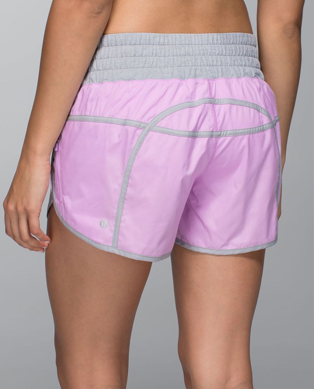 Lululemon Tracker Short II *2-way Stretch - Pretty Purple / Ambient Grey / Heathered Medium Grey