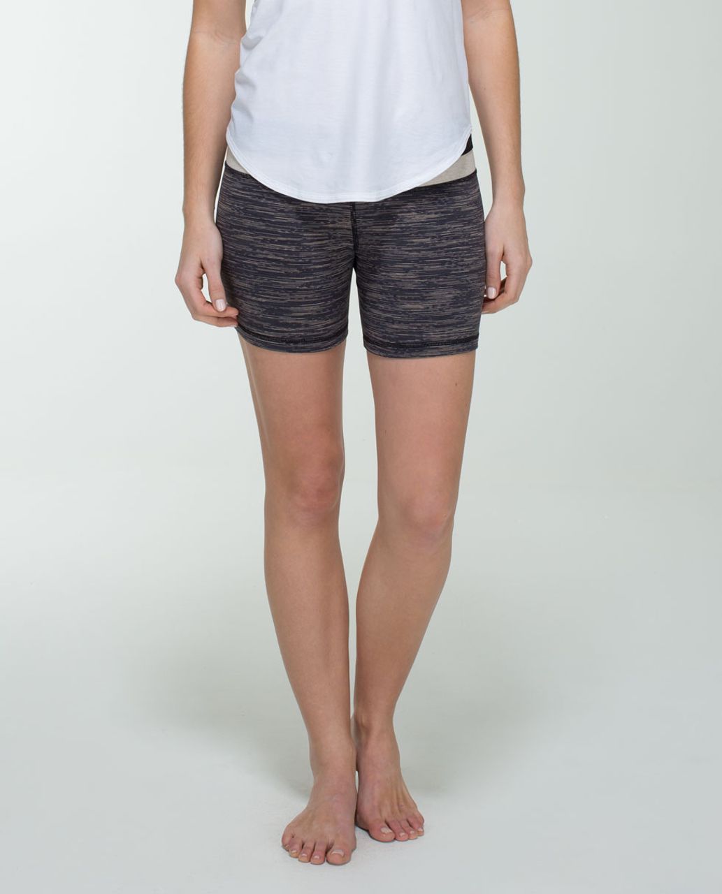 Lululemon Reverse Groove Short (Regular) - Wee Are From Space Black Cashew / Black / Heathered Cashew