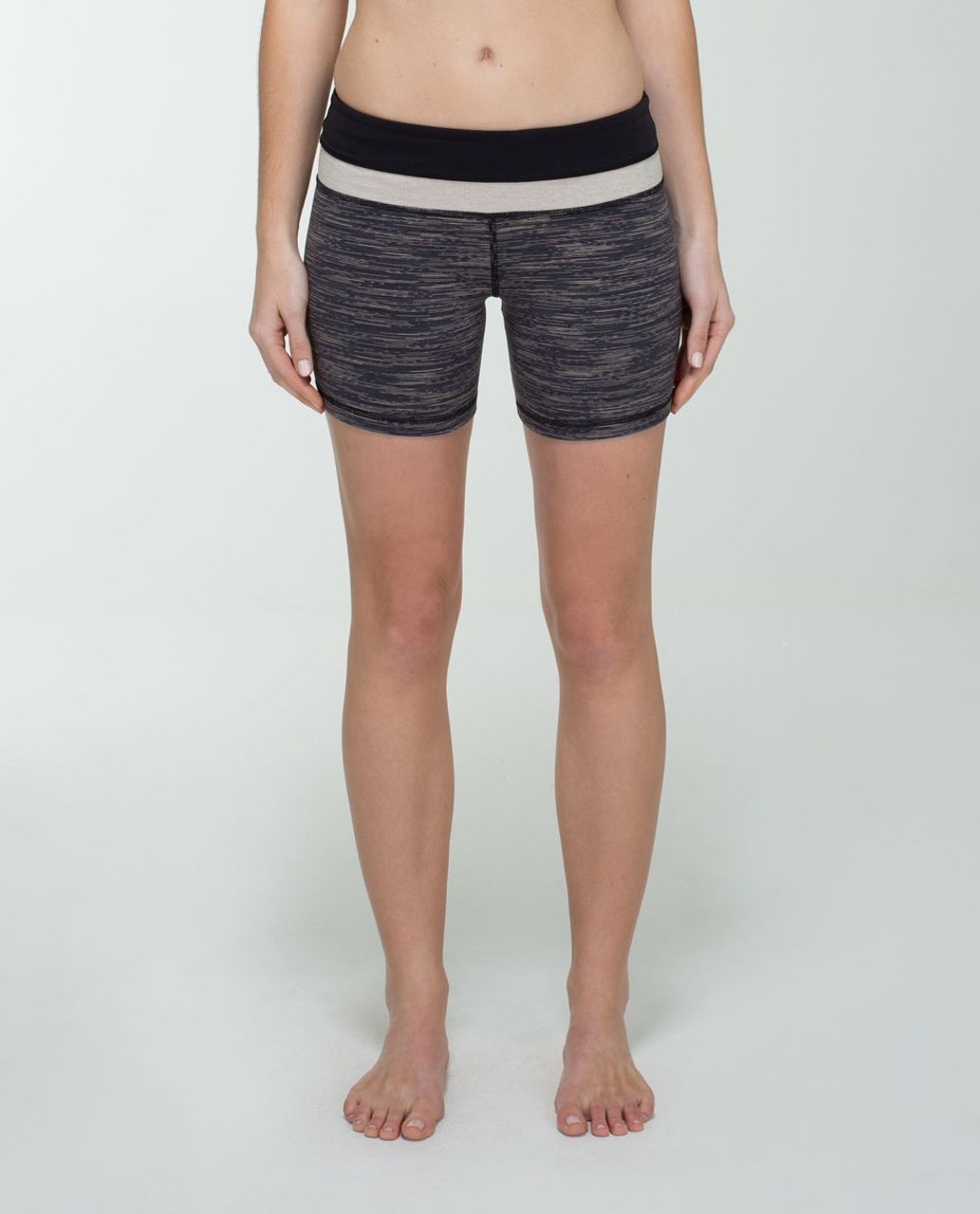 Lululemon Reverse Groove Short (Regular) - Wee Are From Space Black Cashew / Black / Heathered Cashew