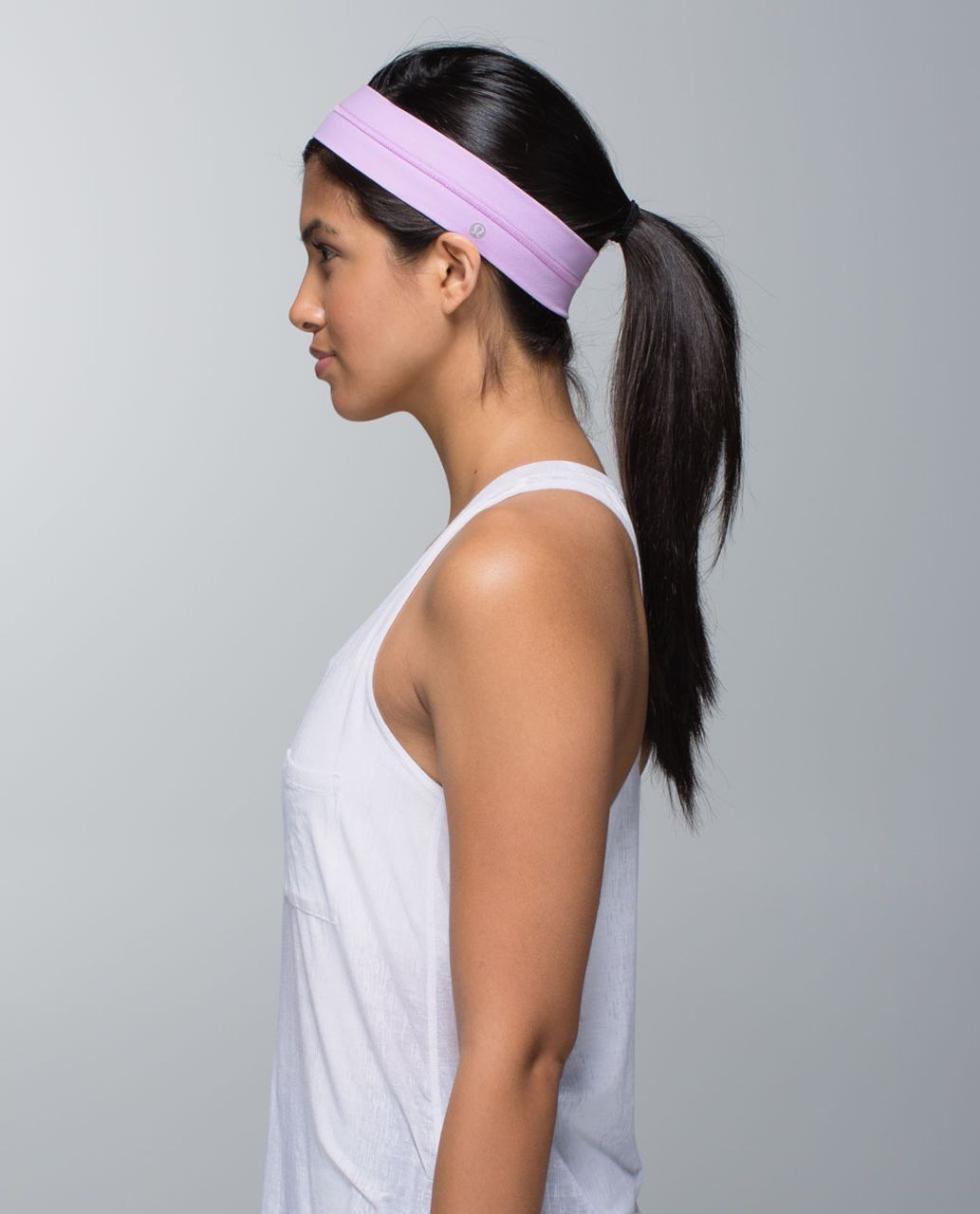 Lululemon Fly Away Tamer Headband - Pretty Purple