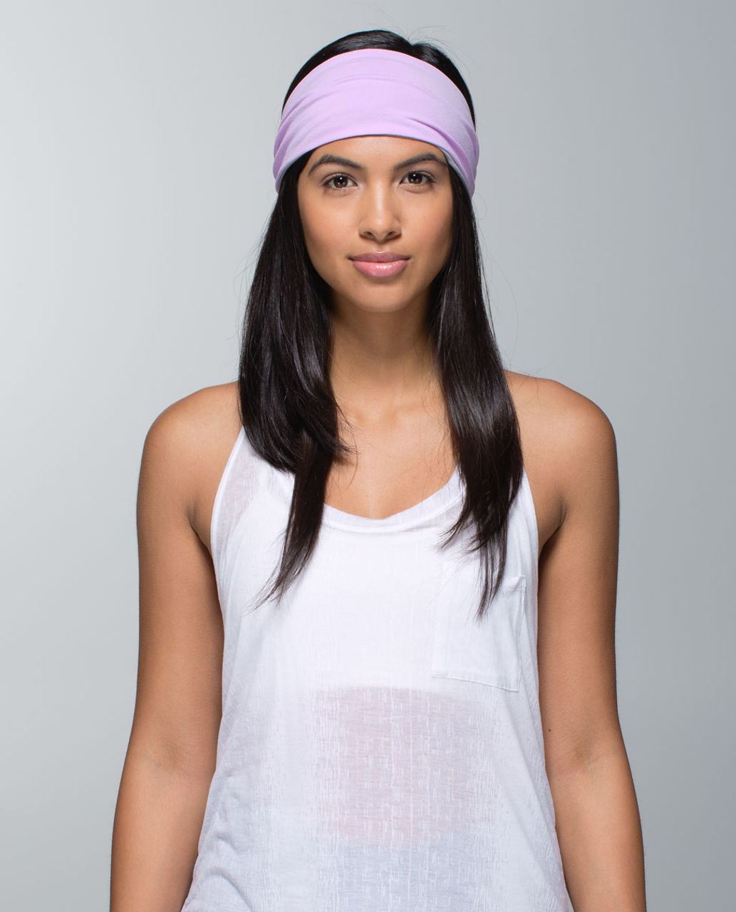 Lululemon Bang Buster Headband *Reversible - Pretty Purple / Ambient Grey