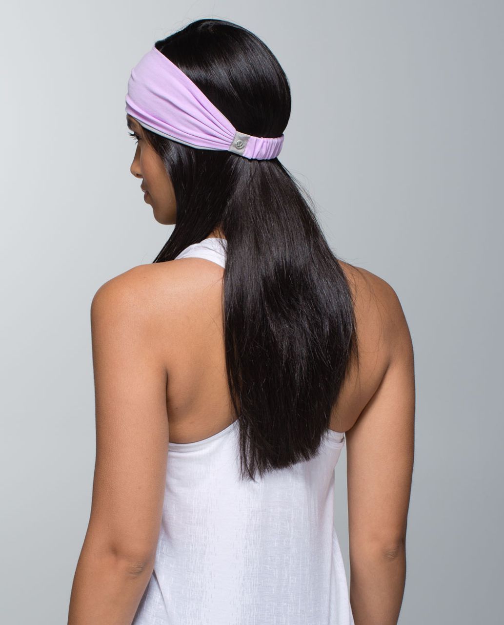 Lululemon Bang Buster Headband *Reversible - Pretty Purple / Ambient Grey