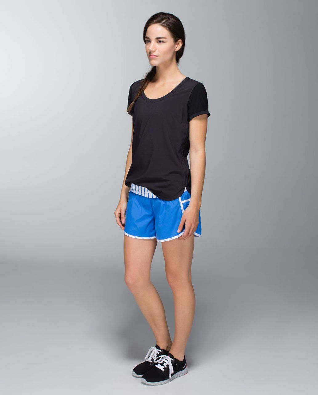 Lululemon Tracker Short II *2-way Stretch - Pipe Dream Blue / Deauville Stripe Pipe Dream Blue White