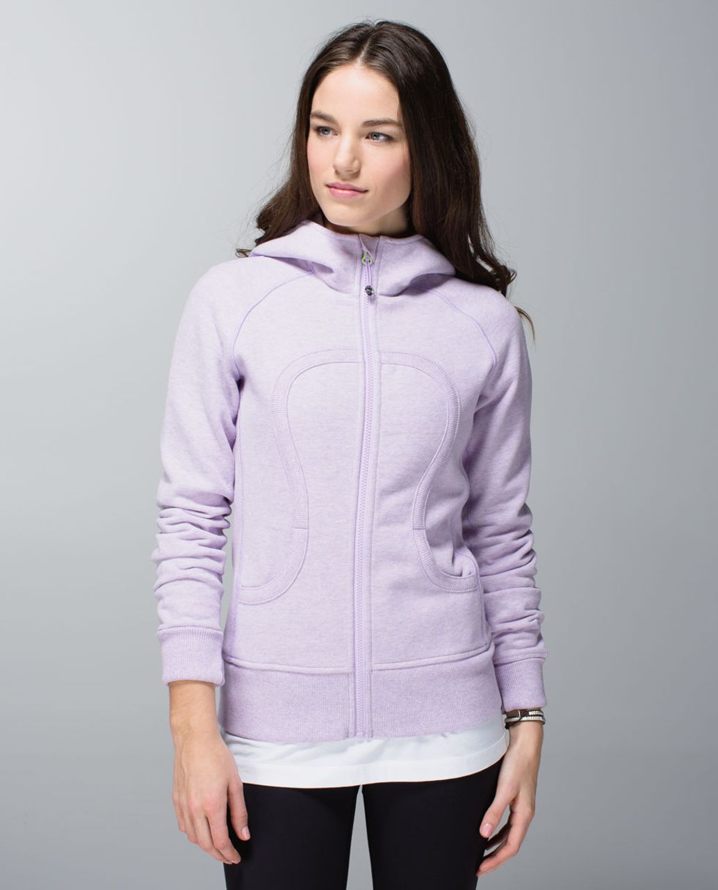 Lululemon Womens Washed Purple Quartz Scuba Hoodie Size 4 New Lulu NWT