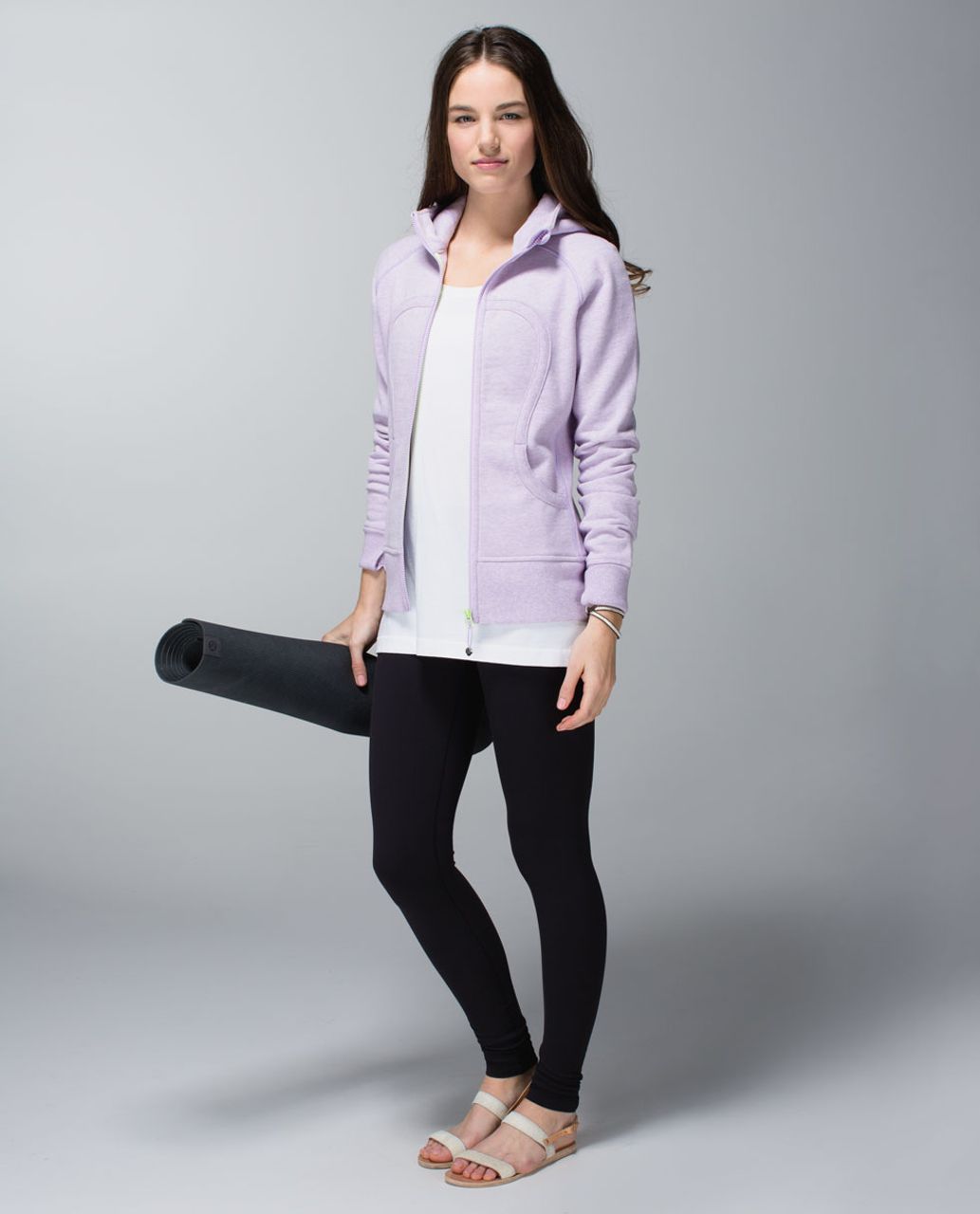 Lululemon Scuba Hoodie II - Heathered Pretty Purple / Pretty Purple