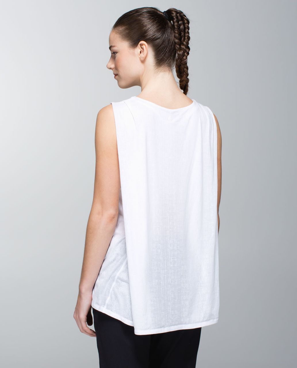 Lululemon Salutation To Savasana Tank - Misty Stripe Burnout White