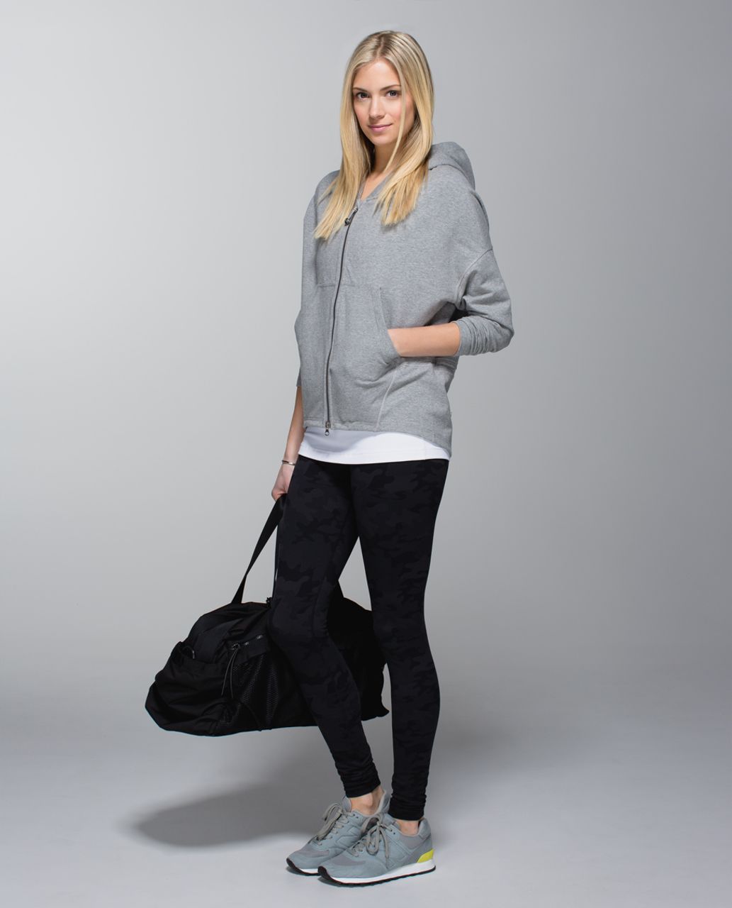 Lululemon Hold Your Om Hoodie - Heathered Medium Grey