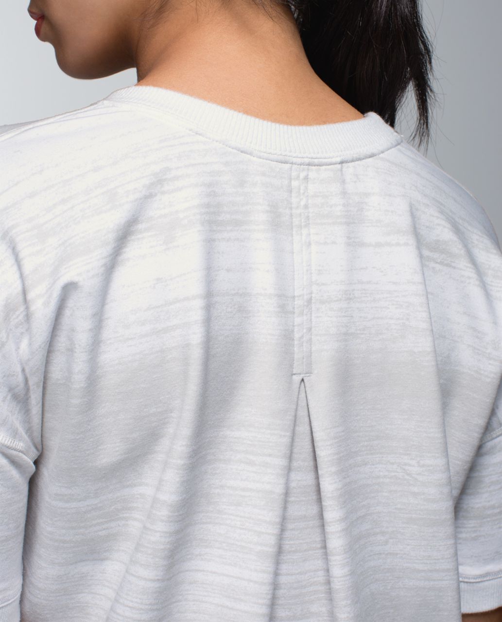 Lululemon Mudra Sweatshirt - Righteous Stripe White / White