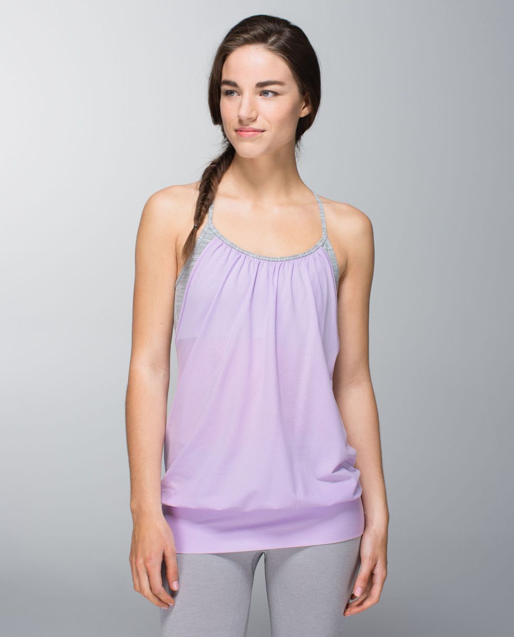 Lululemon No Limits Tank - Pretty Purple / Wee Are From Space Silver Spoon