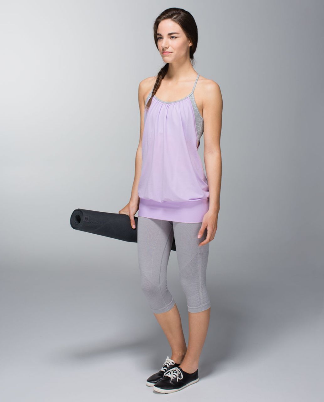 Lululemon No Limits Tank - Pretty Purple / Wee Are From Space Silver Spoon