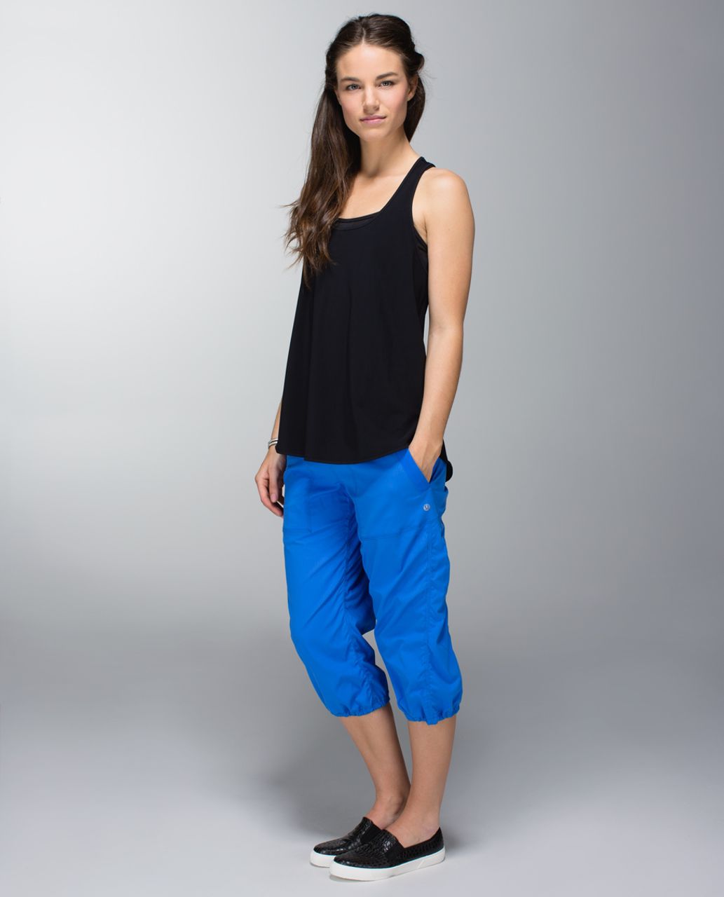 Lululemon Studio Crop *No Liner - Pipe Dream Blue