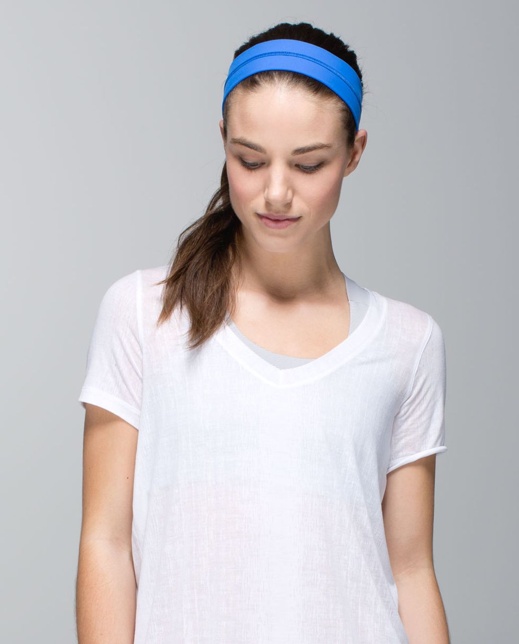 Lululemon Fly Away Tamer Headband - Pipe Dream Blue