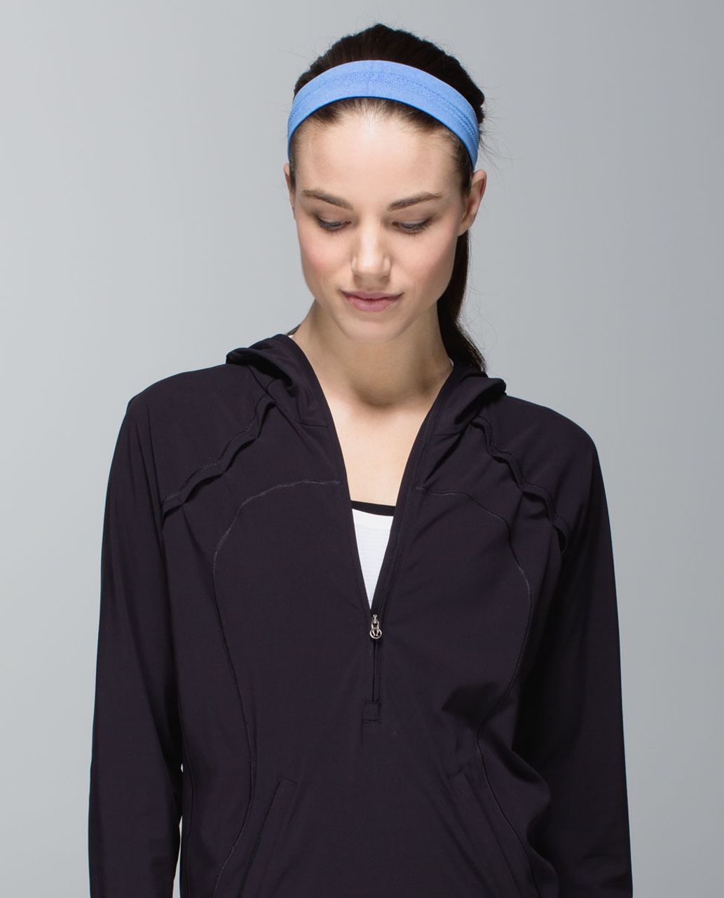 Lululemon Swiftly Headband - Heathered Pipe Dream Blue