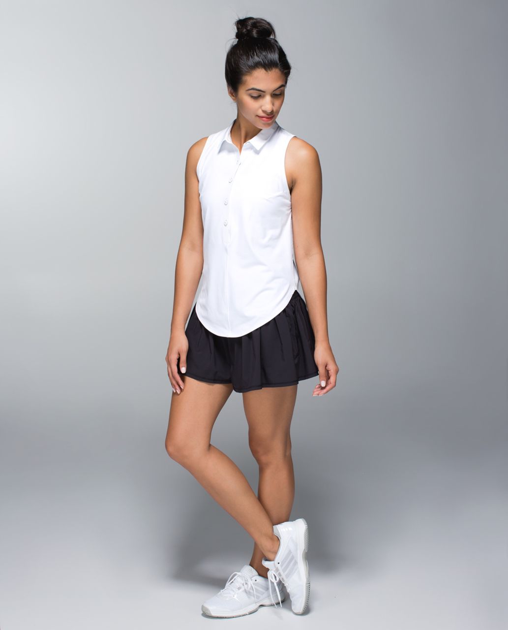 Lululemon Hot Hitter Sleeveless Polo II - White