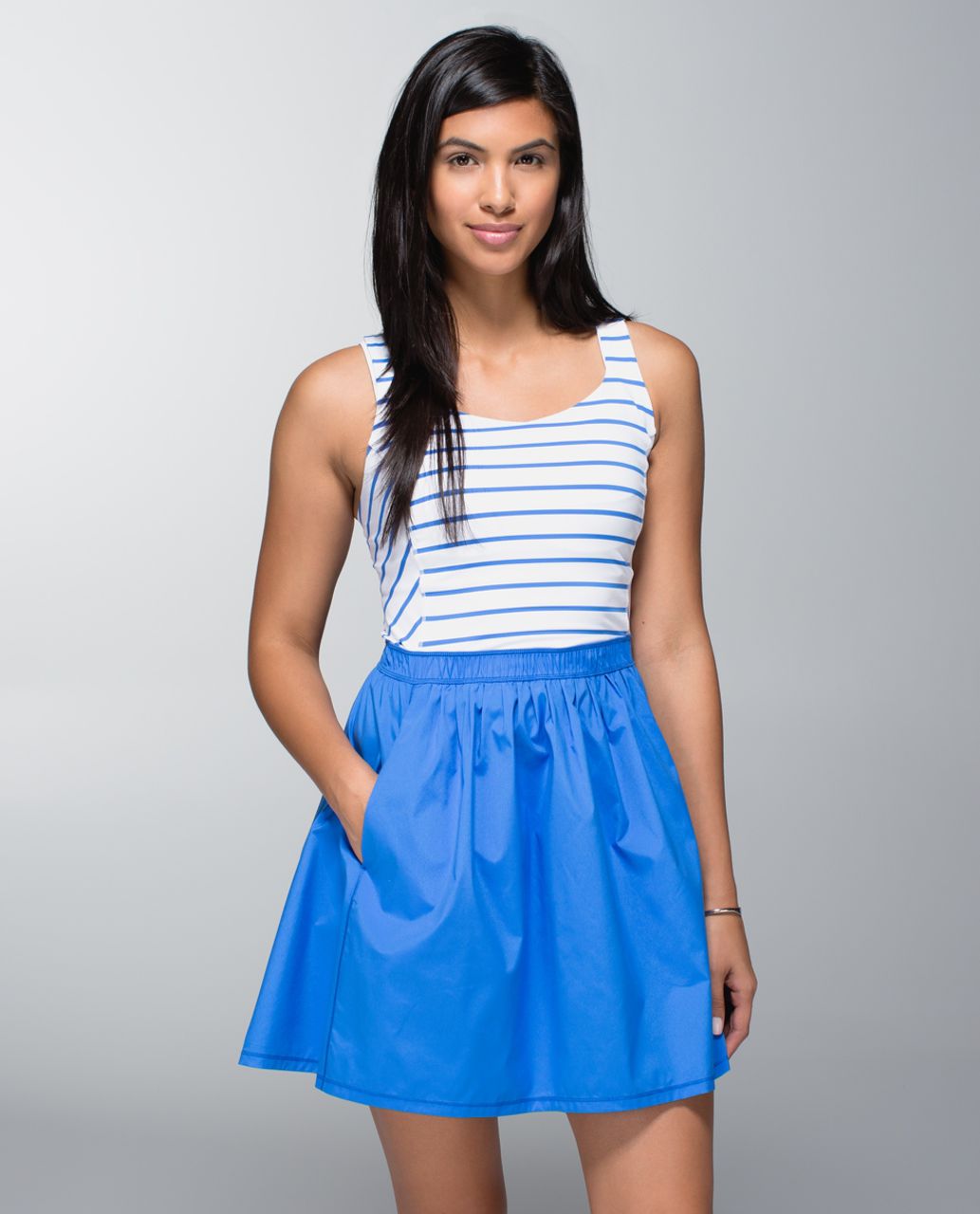 Lululemon Club Dress - Deauville Stripe Pipe Dream Blue White / Pipe Dream Blue