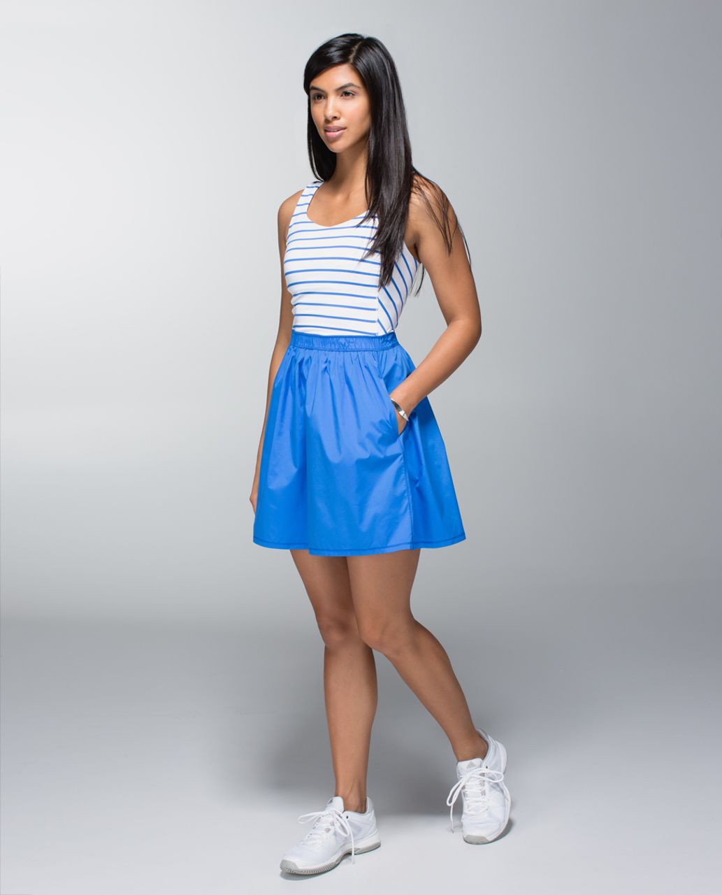 Lululemon Club Dress - Deauville Stripe Pipe Dream Blue White / Pipe Dream Blue