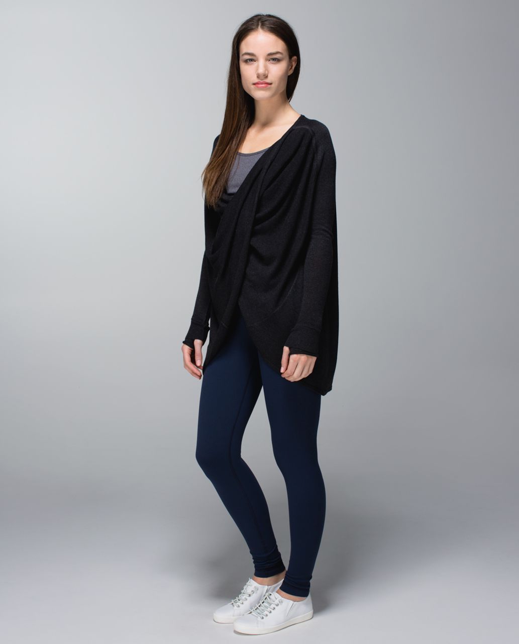 Lululemon Twist & Wrap - Heathered Black