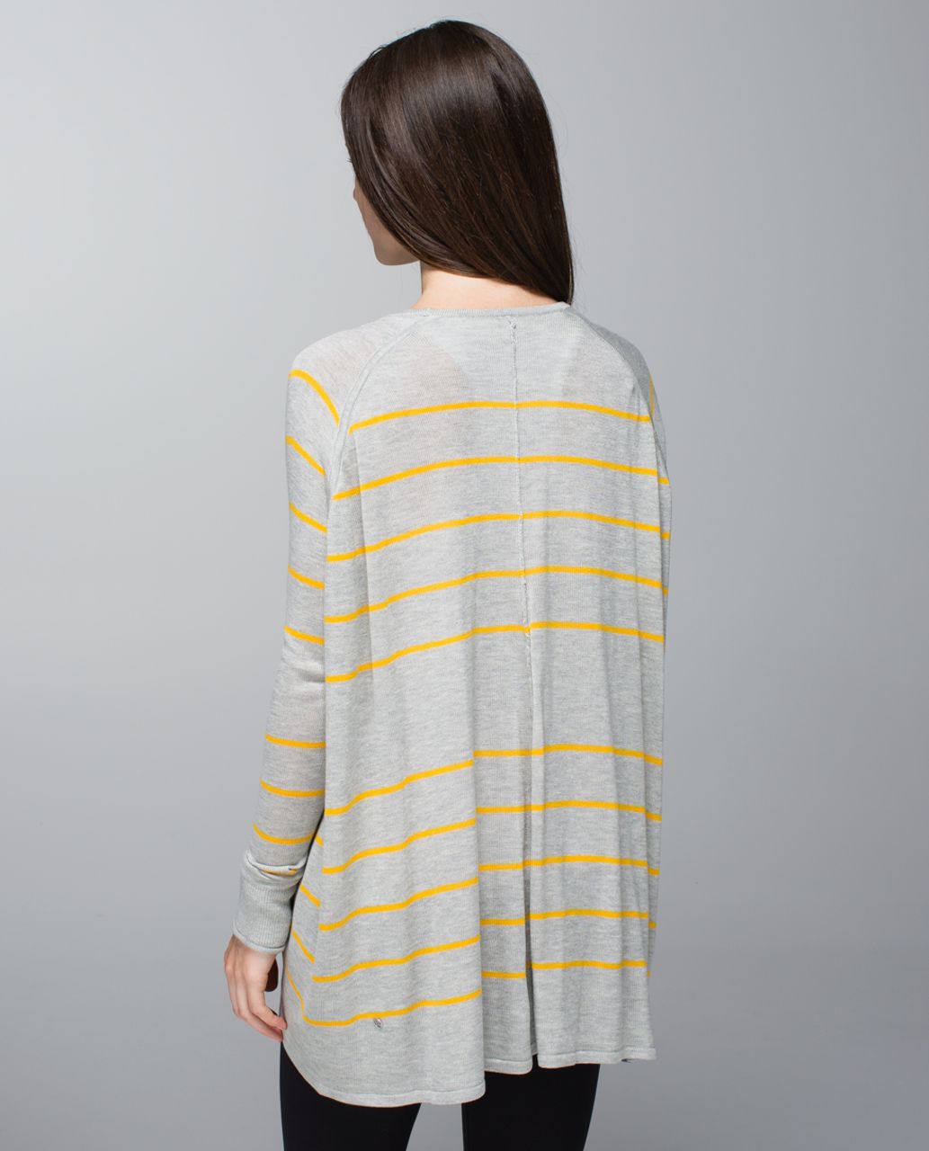 Lululemon Twist & Wrap - Pop Stripe Heathered Light Grey / Bananarama / Heathered Light Grey